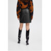 Daran Black Leather Skirt - B.Young - Image 3