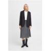 Pleaty silver skirt - Ichi - Image 4