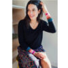 Doris V neck black jumper - SUGARHILL BRIGHTON