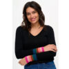 Doris V neck black jumper - SUGARHILL BRIGHTON - Image 4