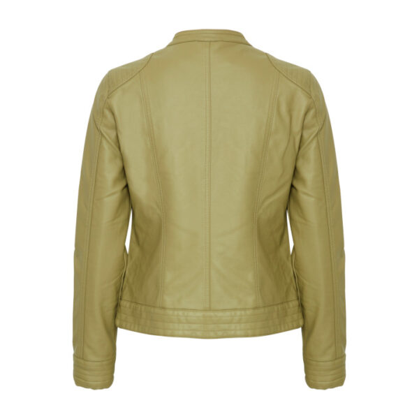 Acom Faux Leather Jacket, Aloe - B.young - Image 2