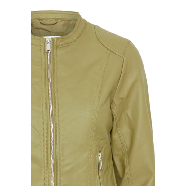 Acom Faux Leather Jacket, Aloe - B.young - Image 3