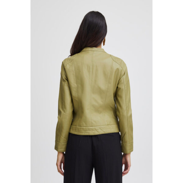 Acom Faux Leather Jacket, Aloe - B.young - Image 5