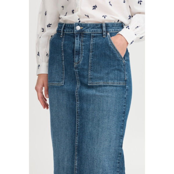 Komma High Waist Denim Skirt - B.Young - Image 3