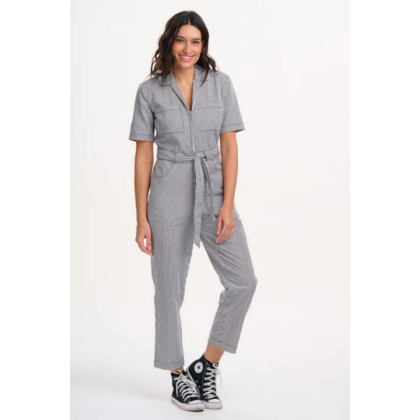 Meredith Boilersuit, Monochrome Stripe - Sugarhill Brighton - Image 8