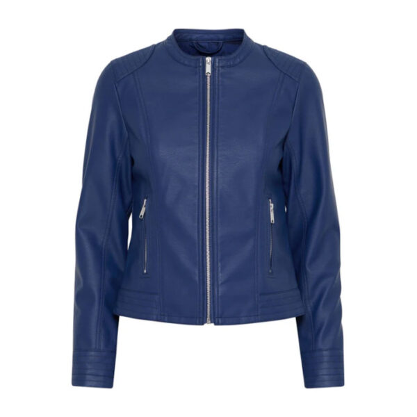 Acom faux leather medieval Blue Jacket - BYOUNG - Image 2