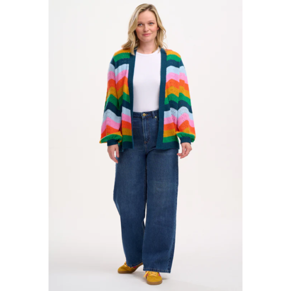 Bella rainbow wave cardigan - SUGARHILL BRIGHTON - Image 5