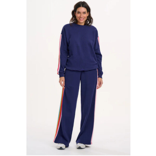 Laina navy wide leg jogger  - SUGARHILL BRIGHTON - Image 4