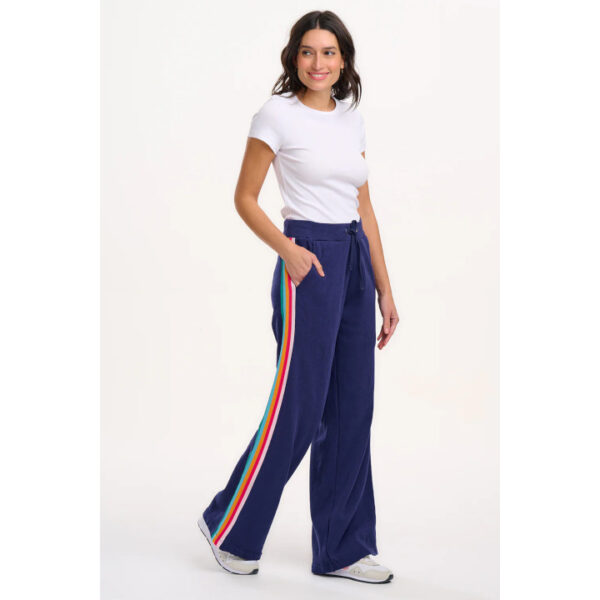 Laina navy wide leg jogger  - SUGARHILL BRIGHTON