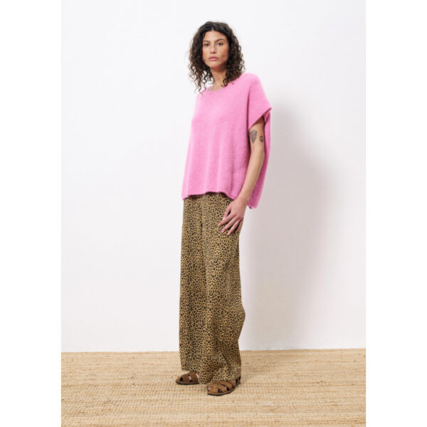 Ina pink sleeveless sweater  - FRNCH - Image 3