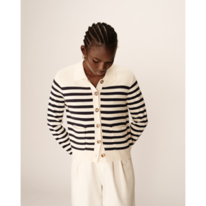 Pam Striped Cardigan - Grace & Mila