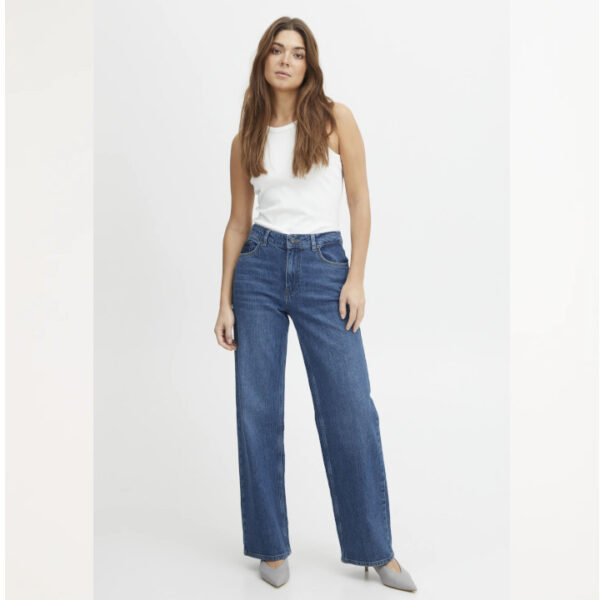 Vega high waist wide leg, length 32” – PULZ JEANS