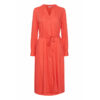 Josa Long Shirt Dress, Cayenne - B.Young - Image 2