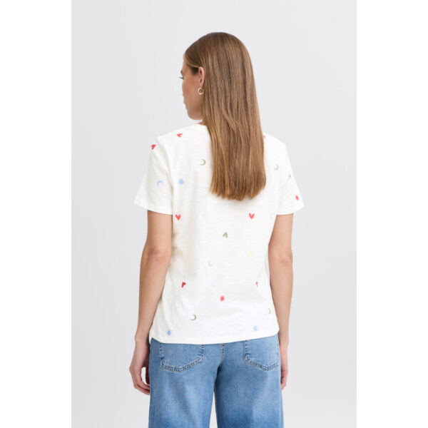 Olya, cotton embroidered T-shirt - Ichi - Image 3