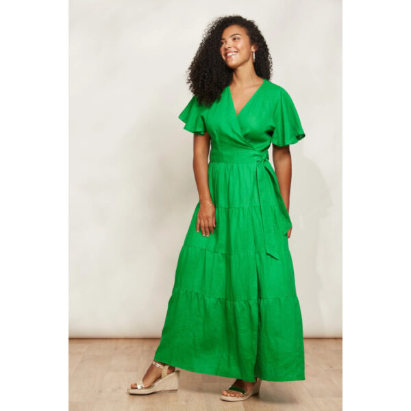 Halcyon emerald green maxi dress - EB & IVE - Image 5