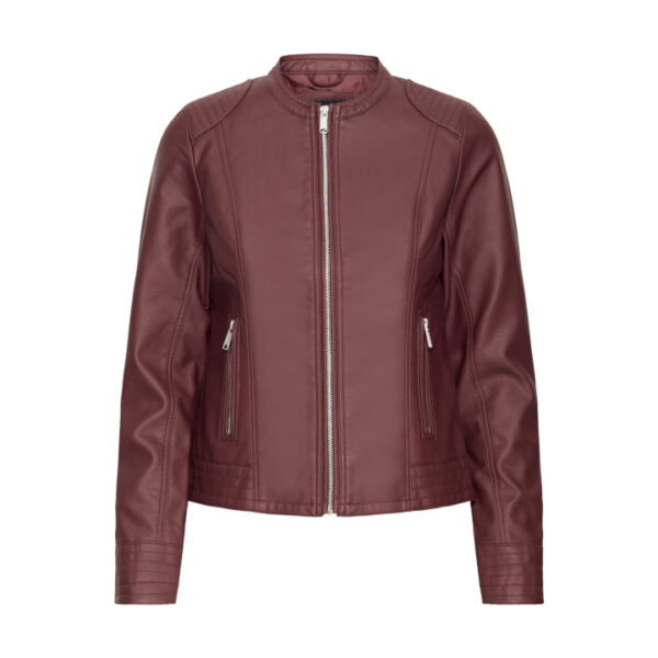 Acom Faux Leather Jacket, Port Royale  – b.young - Image 2