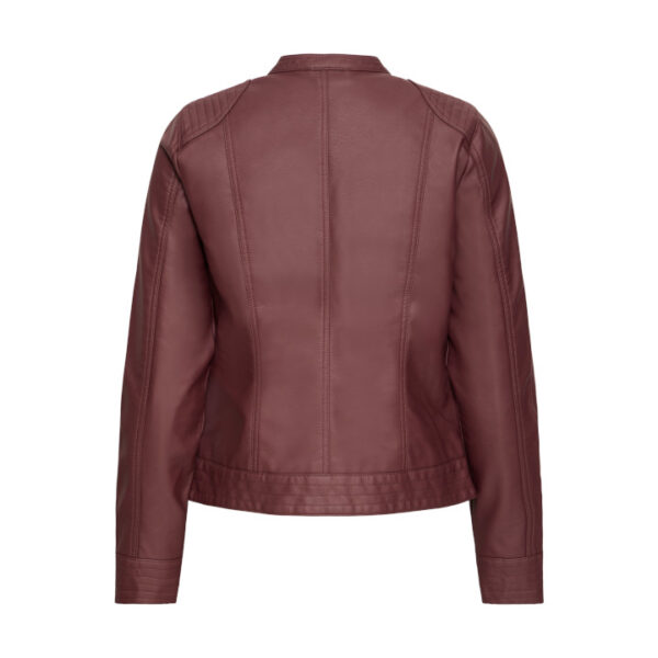 Acom Faux Leather Jacket, Port Royale  – b.young - Image 3