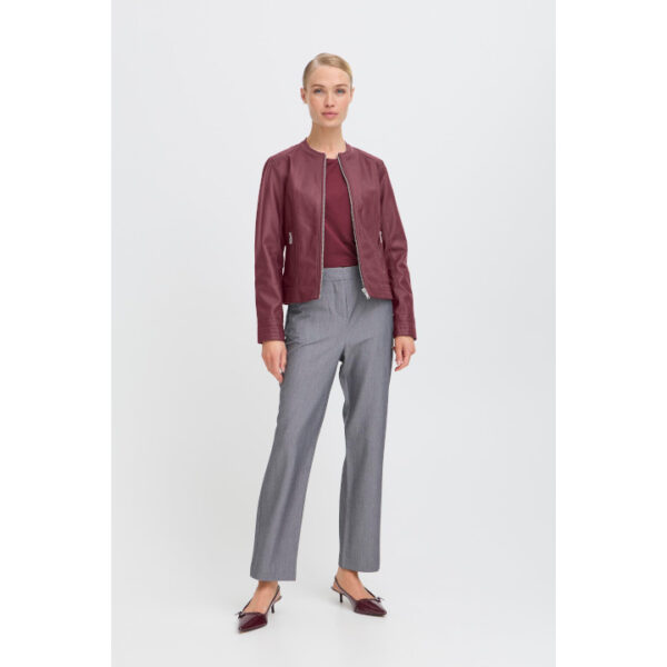 Acom Faux Leather Jacket, Port Royale  – b.young - Image 4