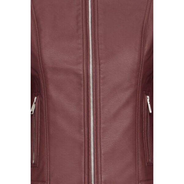 Acom Faux Leather Jacket, Port Royale  – b.young - Image 7