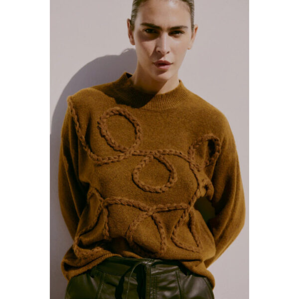 Medi jumper toffee melange - BYOUNG