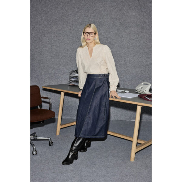 Berisel denim wrap skirt - ICHI - Image 3