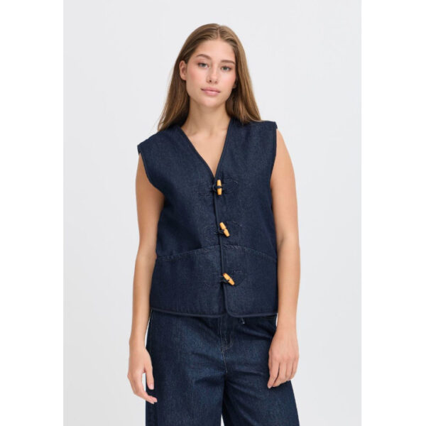 Hiramo denim Gilet - ICHI