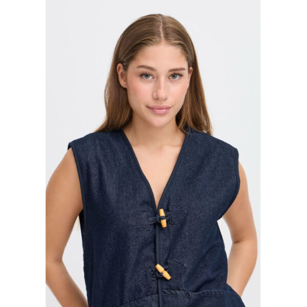 Hiramo denim Gilet - ICHI - Image 6