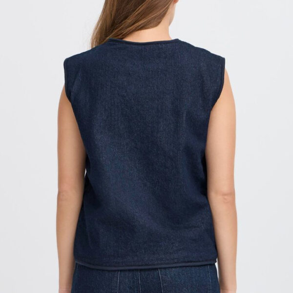 Hiramo denim Gilet - ICHI - Image 5