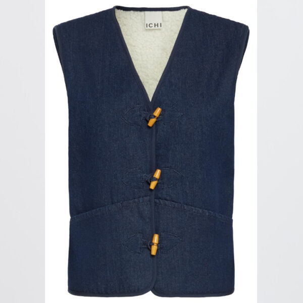 Hiramo denim Gilet - ICHI - Image 3