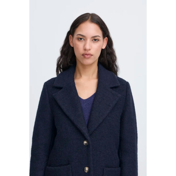 Stipa Coat navy - ICHI - Image 6