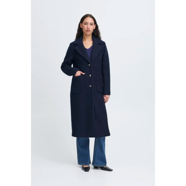 Stipa Coat navy - ICHI - Image 5