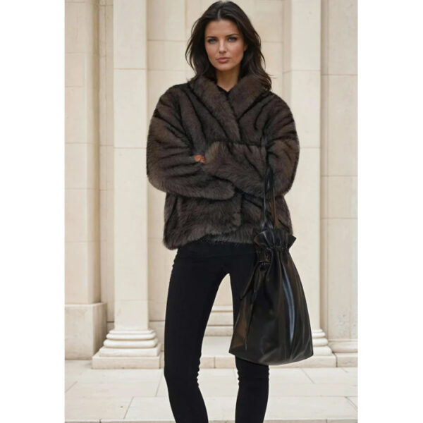 Luna faux fur coat - RELIGION - Image 9
