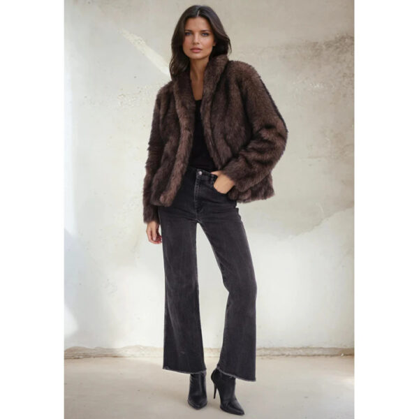 Luna faux fur coat - RELIGION - Image 8