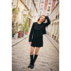Ninky Black Sequin Jacket - Ichi