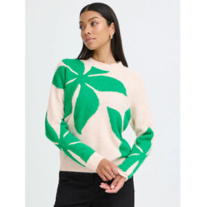 Omea flower jumper green - BYOUNG