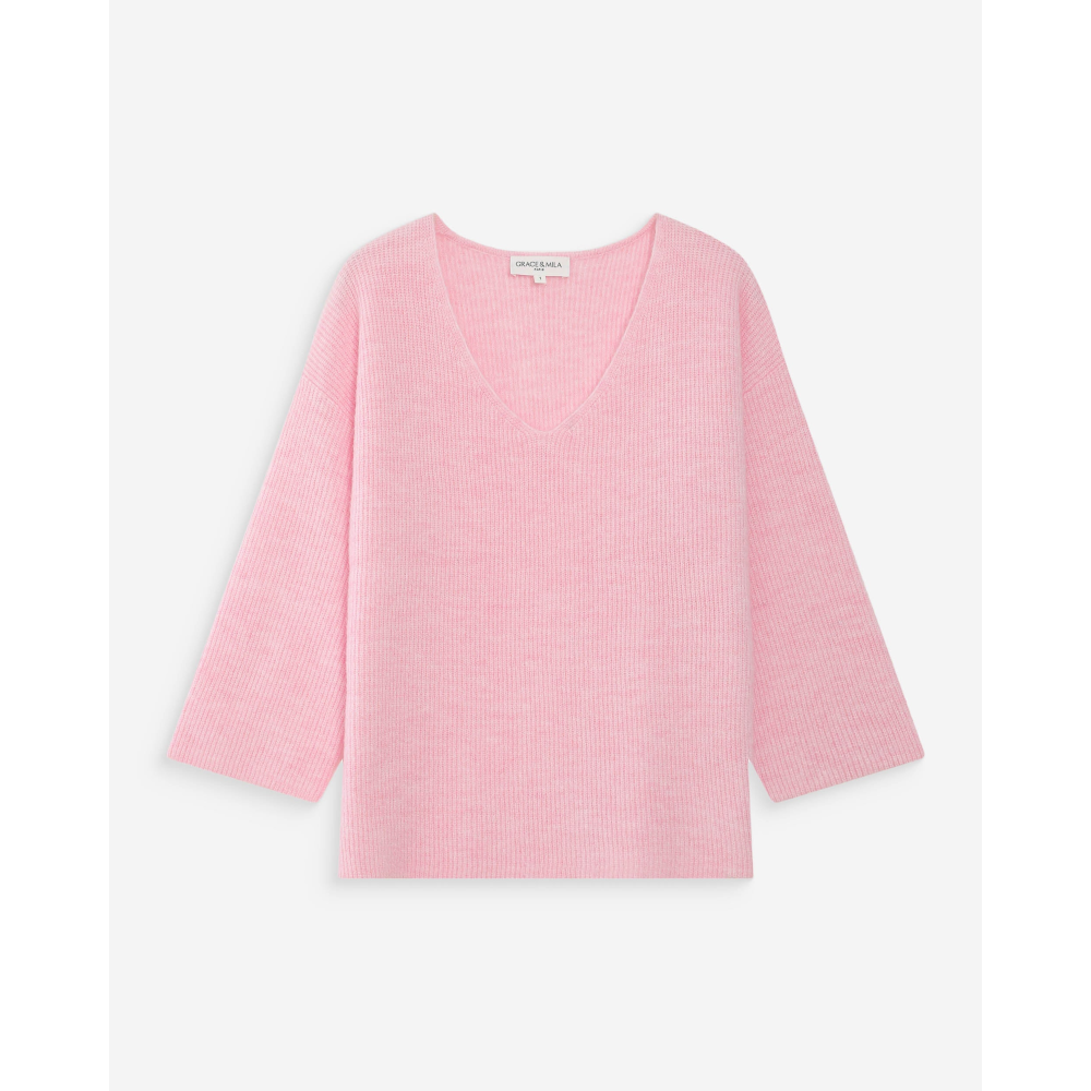 Vicenzo rose jumper - GRACE AND MILA - Image 2