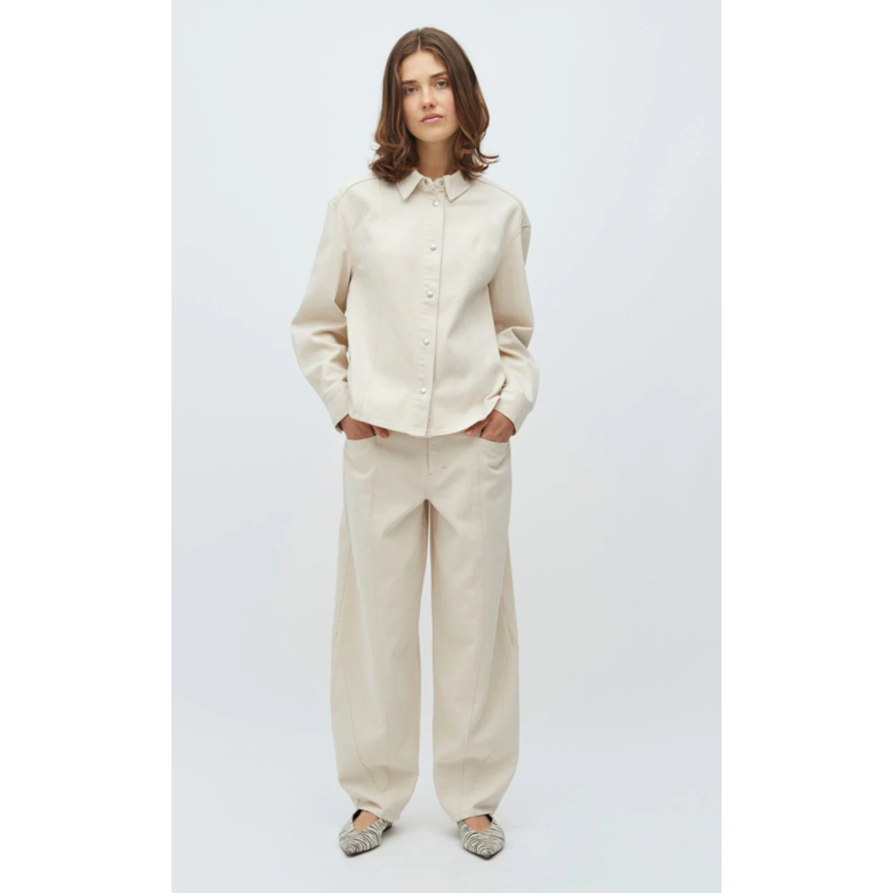 Kikkan Ivory denim shirt - mbyM - Image 3