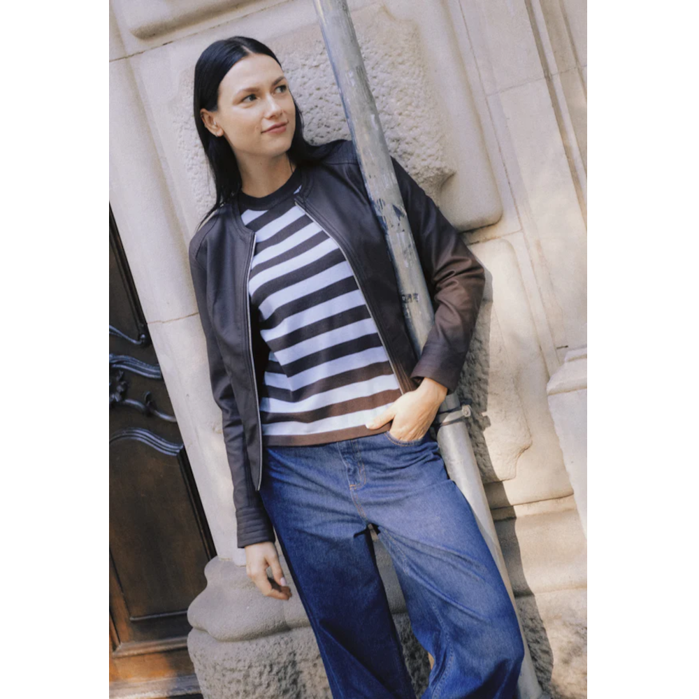 Acom Faux Leather jacket - BYOUNG - Image 4