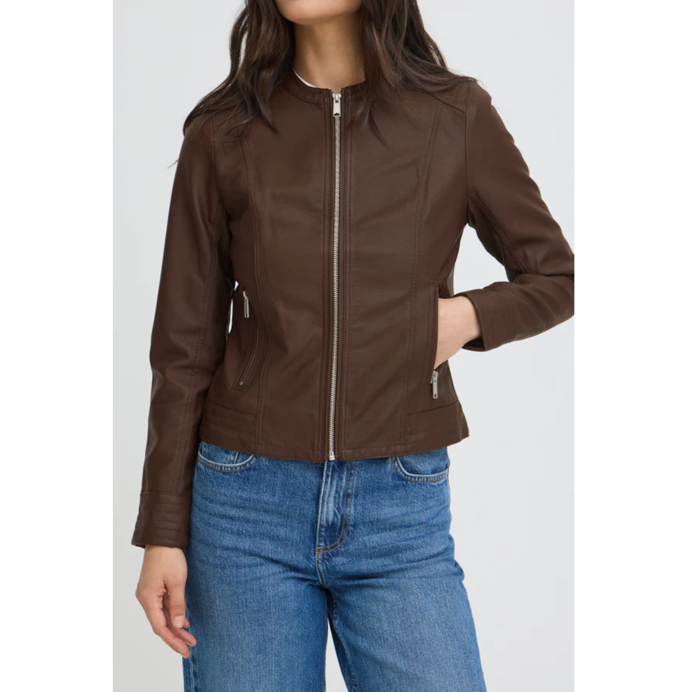Acom Faux Leather jacket - BYOUNG - Image 7