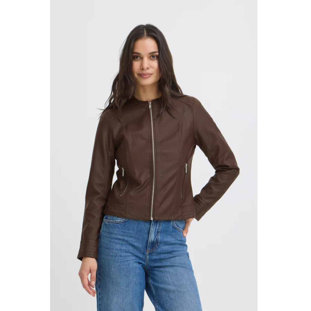Acom Faux Leather jacket - BYOUNG