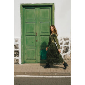 Gracie skirt green - TRAFFIC PEOPLE